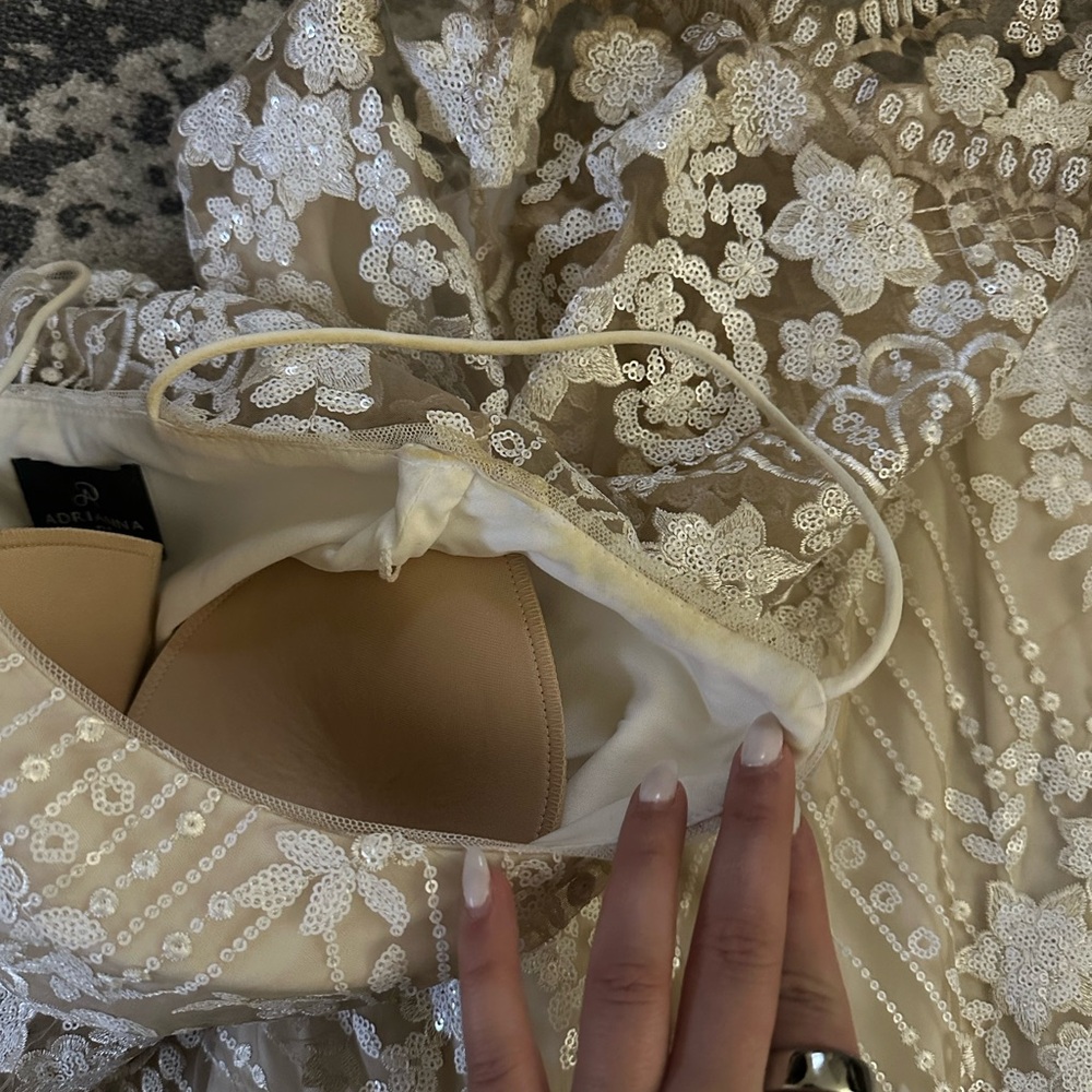 Adrianna Papell Dress size 2 but was altered - Picture 3 of 7